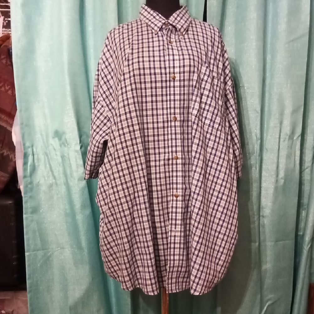 Wrangler Blue and White Checkered Casual Shirt